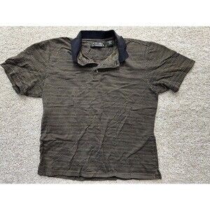 AXIS Men's SIZE M Patterned Collared Polo Shirt Short Sleeve Casual Golf Top